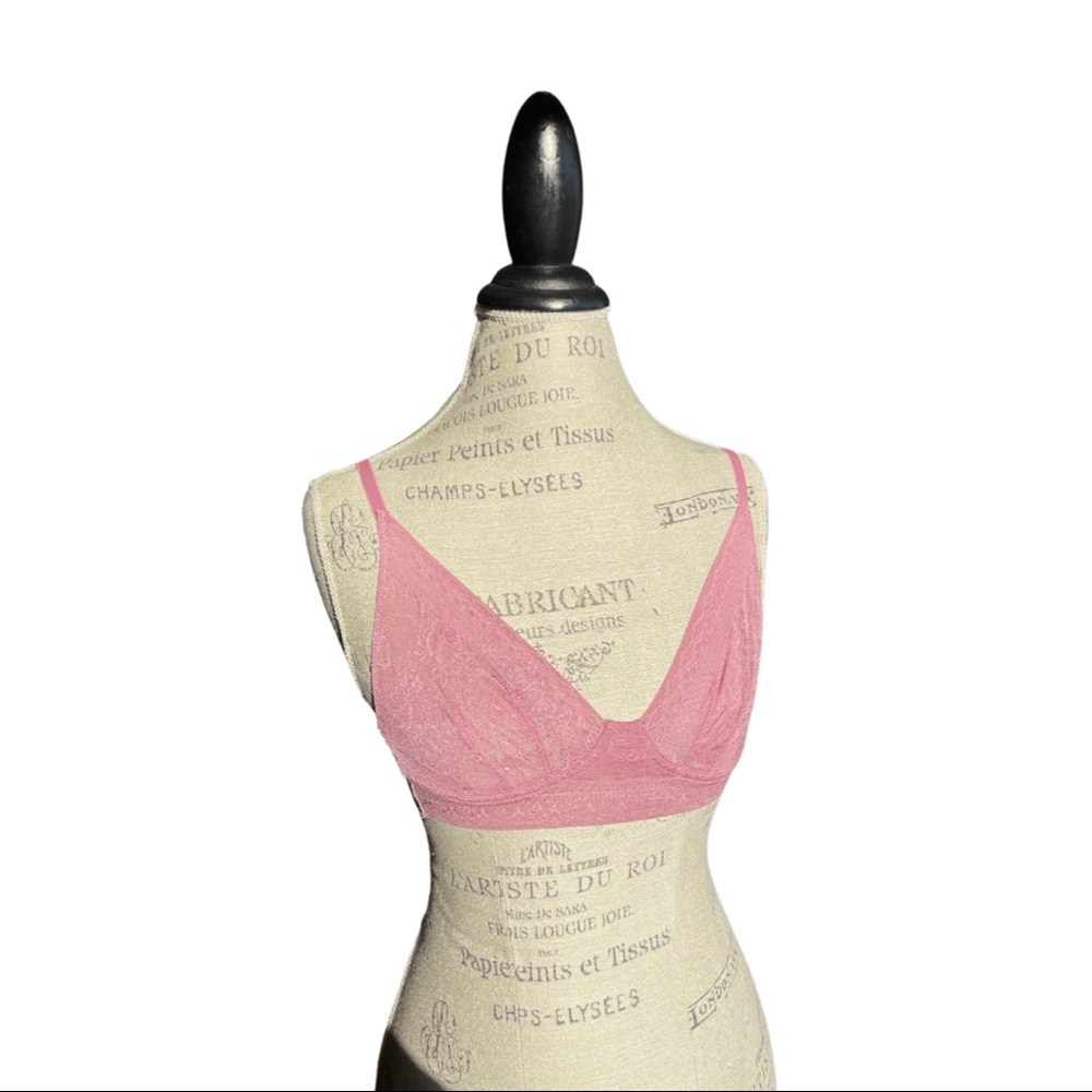 Pink Lace Bralette
